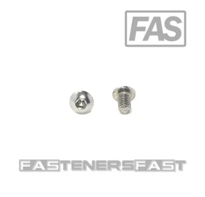 (50) Tornillos de cabeza de botón de acero inoxidable M4 x 0,7 x 6 ISO7380 M4-,70 - Imagen 1 de 4