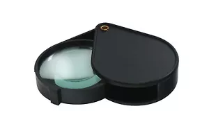 6er-Pack 4X 2 Zoll klappbare Taschenlupe Schmuck Lupe optische Vergrößerungsglas Linse - Bild 1 von 1