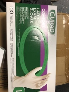 CURAD Powder-Free Large Textured Latex Exam Gloves - Case of 1000 (CUR8106) - Picture 1 of 2