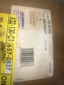 Embrague compresor aire acondicionado ACDelco GM equipo original 15-4685 - Imagen 1 de 7