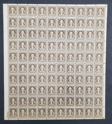 US Stamp #704 F NH Sheet - CV $50 - Image 1 of 2