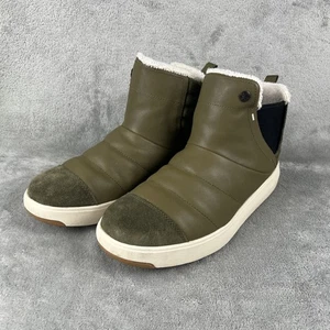 Stivali chukka STIO Colter pull on donna 11 pelle scamosciata verde oliva invernali neve - Foto 1 di 12