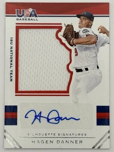 2017 Panini USA Stars & Stripes Hagen Danner Rookie Auto Game Used RPA #/199 RC - Picture 1 of 2