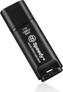 AXE MEMORY Portable SSD 1TB Solid State USB Drive, 3.2 1 TB, Matte Black - Afbeelding 1 van 7