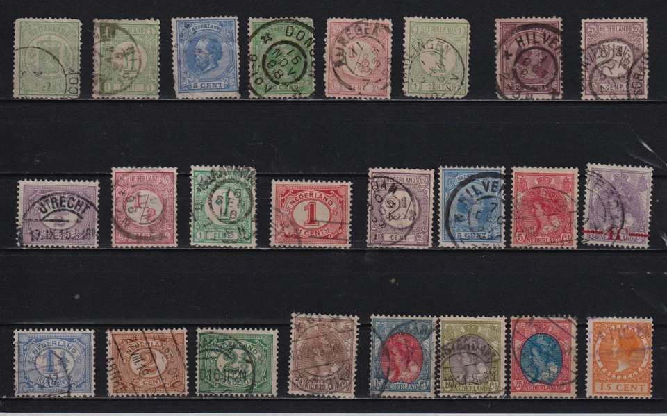 lot de vieux timbres des Pays Bas tous différents - Photo 1/1