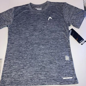 Head Tennis Hypertek grau kurzärmliges Performance T-Shirt Herren SMALL - Bild 1 von 7