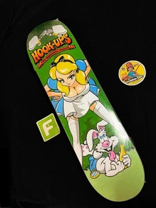RARE Hook-Ups JK Alice & Friends In Wonderland Skateboard Deck Jeremy Klein 2011 - Picture 1 of 8