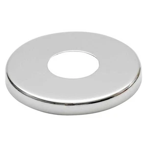 21mm/26mm Collar Chrome Plated Steel Valve Tall Hole Cover Tap Rose 8mm Height - Picture 1 of 6