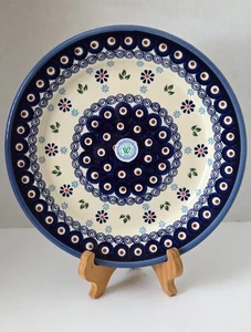 Boleslawiec Wiza Essteller Pfauenauge Blume 10" NEU - Bild 1 von 5