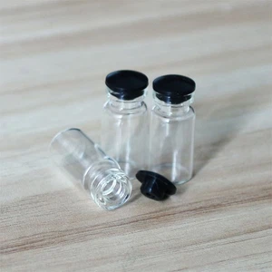 2ML Tiny Jars Vial Cork Bottles Crafts Glass Empty Containers Wedding Message - Picture 1 of 6