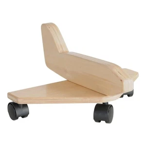 Kaplan Early Learning Birch and Maple Wooden Jet Plane - Picture 1 of 4