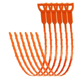 25 Inch Hair Drain Cleaner Tool, Clog Remover Tool, 6 Pack Drain Auger Hair C... - Picture 1 of 9