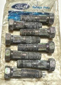 8 pernos de placa de respaldo de husillo/freno originales Ford NOS E8BZ-1107-B - Imagen 1 de 1