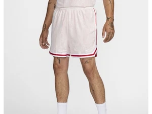 Nike Men's Giannis 6” Dri-FIT DNA Basketball Shorts White/Red XXL FZ0827-133 - Picture 1 of 7