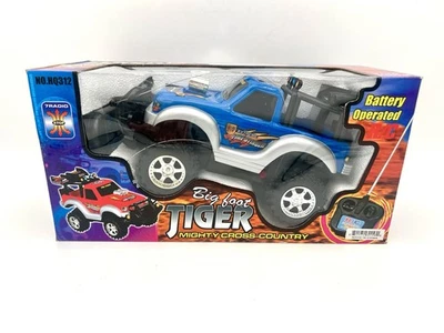 Tiger Big Foot RC Truck Mighty Cross Country 27MHz Blue New in Box - Image 1 of 4
