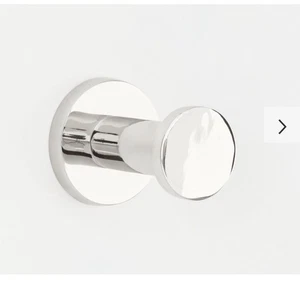 New Pottery Barn Linden Wall Hook -  Polished Nickel - Contract Grade - Picture 1 of 6