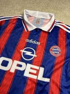 Adidas X Bayern Munich Home Football/Soccer Jersey 1996-1997 Size Medium Retro - Picture 1 of 6