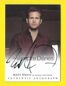 The Vampire Diaries Season 2 Autograph A9 Matt Davis as Alaric Saltzman - Picture 1 of 3