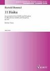 11 Haiku op. 41b op. 41b Partitur Noten für gemischten Chor (SATB) und Vibrapho