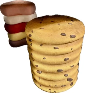 Chocolate Chip Cookie Food Stool Stack Dessert Trend Home Decor TikTok Viral NEW - Picture 1 of 7