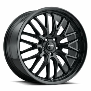 20" Voxx Masi Gloss Black Wheel 20x9 5x120 25mm Rim - Picture 1 of 3