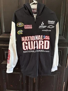 NASCAR Jacke Dale Earnhardt JR schwarz Nationalgarde Jagd authentisch Chevy Med - Bild 1 von 8