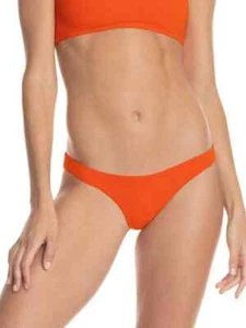 Maaji Ginger Orange Flirt Reversible Cheeky Bikini Bottom Size Medium 1133 - Picture 1 of 3