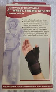 OTC Wrist-Thumb Splint, 6-Inch Petite or Youth Size, Lightweight Breathable, X-L - Picture 1 of 1
