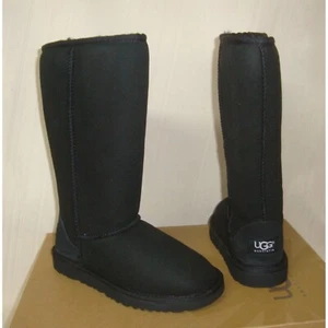 UGG Australia KIDS Black Classic Tall Suede Boots Size US 13,UK 12, NIB #5229 K - Picture 1 of 7