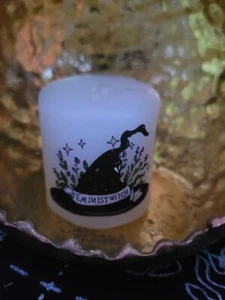 Witch votive candle Wiccan Pagan Altar Gift - Picture 1 of 6