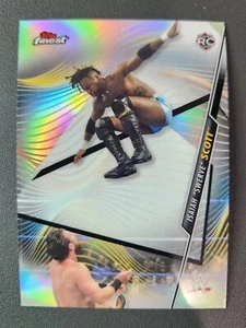 2020 WWE Topps FINEST NXT #81 ISAIAH "SWERVE" SCOTT (RC) ROOKIE REFRACTOR - Picture 1 of 2
