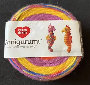 Kit filati cuore rosso AMIGURUMI CAVALLUCCIO MARINO - Foto 1 di 5