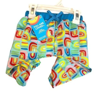You Are Loved Dog Bathing Suit Rainbows Size Medium - Picture 1 of 4