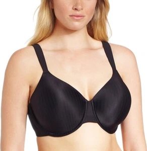Playtex Secrets Underwire Bra 4747, Black Stripes, 42DD - Picture 1 of 3