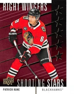 2019-20 Upper Deck Shooting Stars Right Wingers Red #SSR1 Patrick Kane - Bild 1 von 3
