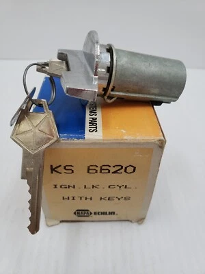 NAPA KS 6620 Ignition Lock Cylinder With 2 Keys Chrysler Dodge - Image 1 of 4