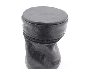 Leica Black Leather Lens Case 4.75" x 3.00" (#16312) - Picture 1 of 4