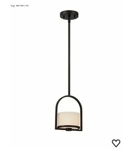 Nuvo Lighting 60-5578 Celine 1 Light Mini Pendant Venetian Bronze & Etched Opal - Picture 1 of 3