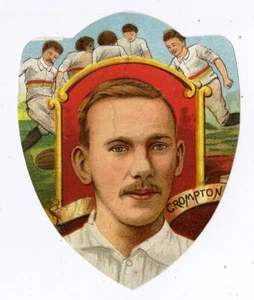 Tarjeta de rugby J. Baines, Bradford, J.H. Crompton c1893 (Gd2013) - Imagen 1 de 4