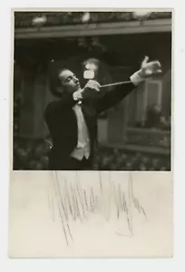 HERBERT VON KARAJAN & ENRICO MAINARDI Signed Autograph 1942 Postcard BEETHOVEN - Picture 1 of 2