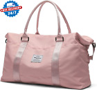 Duffel Bag, Sports Tote Gym Bag, Shoulder Weekender Overnight Bag for Women,Pink