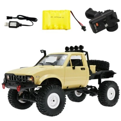 WPL C14 RC YELLOW Truck SET 4WD 1/16 Off-road Crawler Car Assemble Toy Kids DIY - Image 1 of 4