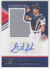 2018 USA BB Stars/Stripes Silhouettes Signature Jerseys #8 Grant Koch/199