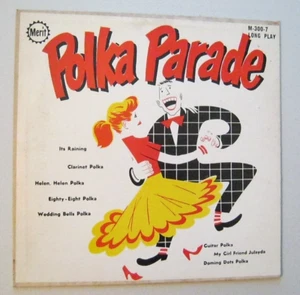 Polka Parade Unknown Artist Merit M-300-7 10" LP (1952) VG - Picture 1 of 4