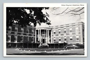 Cartolina non spedita WEBBER HOSPITAL BIDDEFORD Maine - Foto 1 di 2