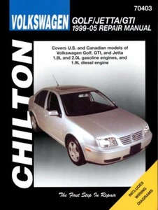 Manuale VW Golf GTI 1999-2005 Jetta Cabriolet Chilton Workshop Manual - Foto 1 di 5