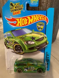 2014 Hot Wheels #19 HW City-HW Goal AUDACIOUS grüne Variation mit schwarz OH5 Sp - Bild 1 von 1