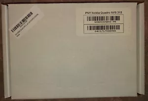 PNY Nvidia Quadro NVS 315 1GB VCNVS315DVI-PB PCIe DMS-59 Video Card *SEALED* - Picture 1 of 2