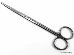 Metzenbaum forbici smussate DRITTE 5,5"" medico chirurgo dentale 14 cm NATRA - Foto 1 di 3