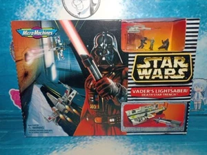 Micro Machines Star Wars Adventure Gear Vader's Lightsaber Death Star Trench New - Picture 1 of 6